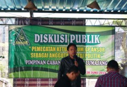 GP Ansor Lumajang, Bahas Pemecatan Nusron Wahid Dari Partai Golkar